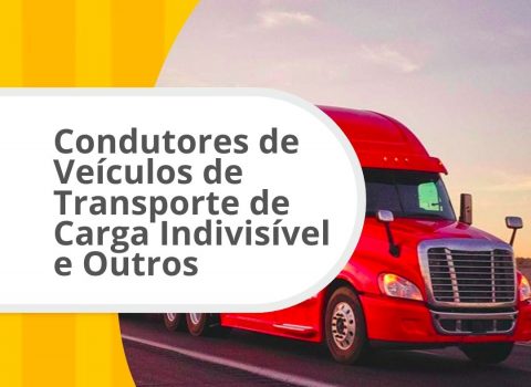 Formação de Condutores de Veículos de Transporte de Carga Indivisível e Outros
